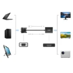 Eng Pl Ugreen Cable Adapter Cable Vga Male Hdmi Female 0 15m Black Cm513 137219 7.jpg