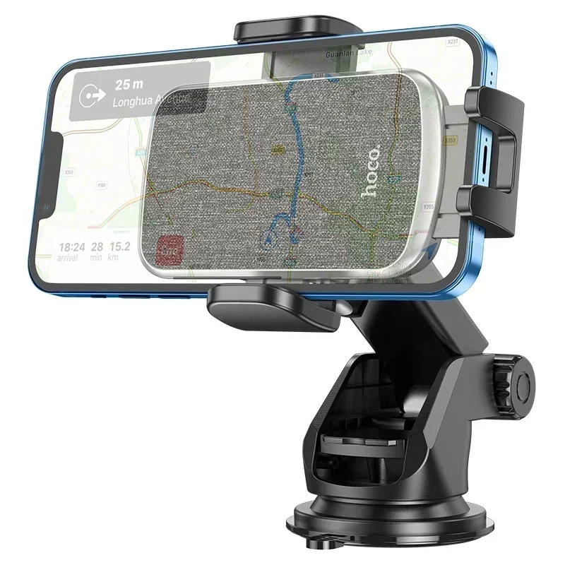 Hoco Ca95 Polaris Push Type Telescopic Suction Cup Car Holder Horizontally.jpg