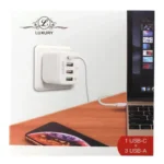 Dohans Qatar Mobile Accessories Luxury 4 In 1 Usb C Usb A 45w Travel Fast Charger 34890884546756.png