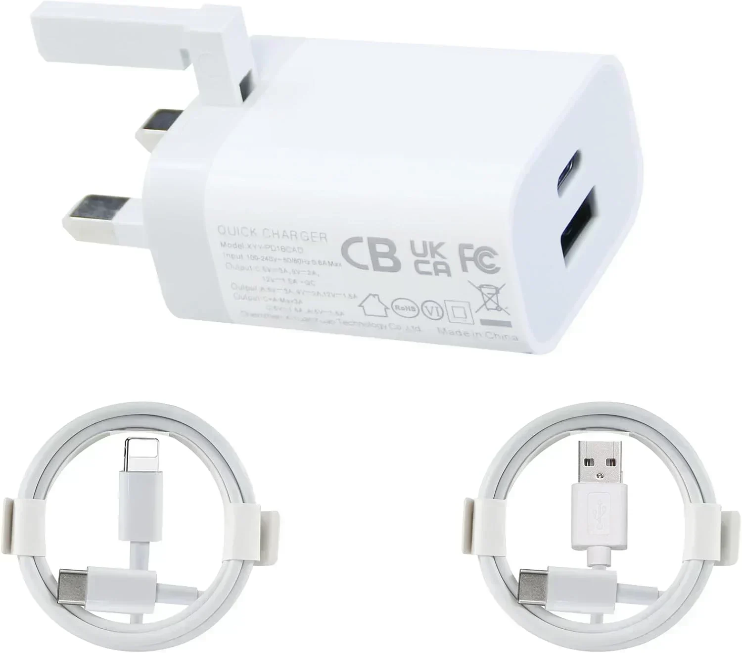 HOME CHARGER FOR USB+PD NORMAL 18W
