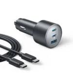 Buy in Doha - Qatar- ANKER B274H11 CAR CHARGER+C2C+A2L CABLES