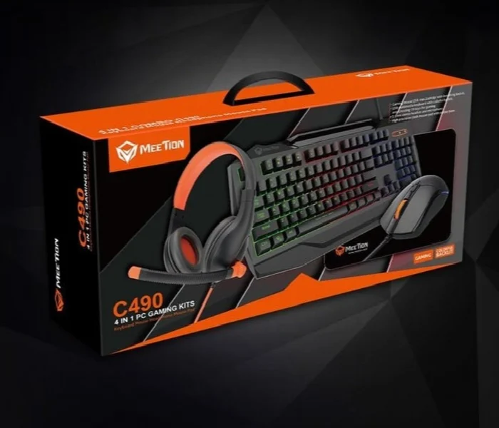 MEETION GAMING KEYBOARD+MOUSE+HF MT-C490