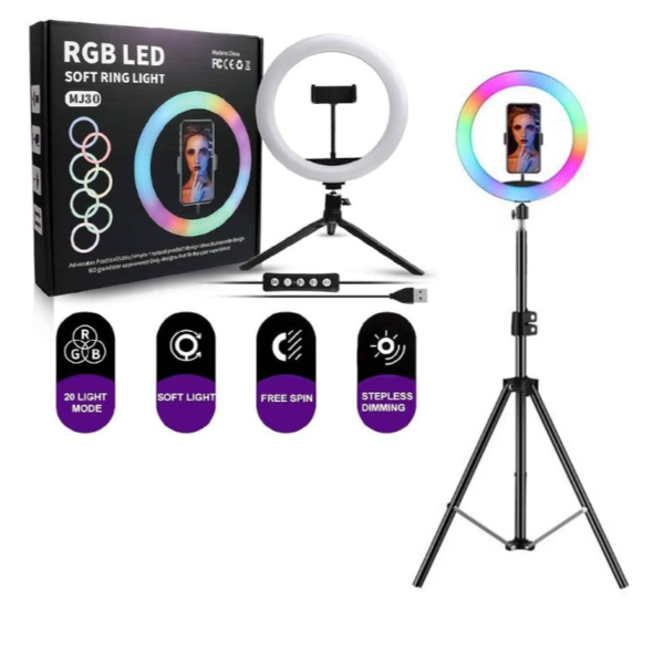 TIK TOK  RING LIGHT WITH STAND MJ30